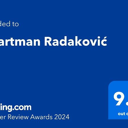 Apartman Radakovic Суботица Экстерьер фото
